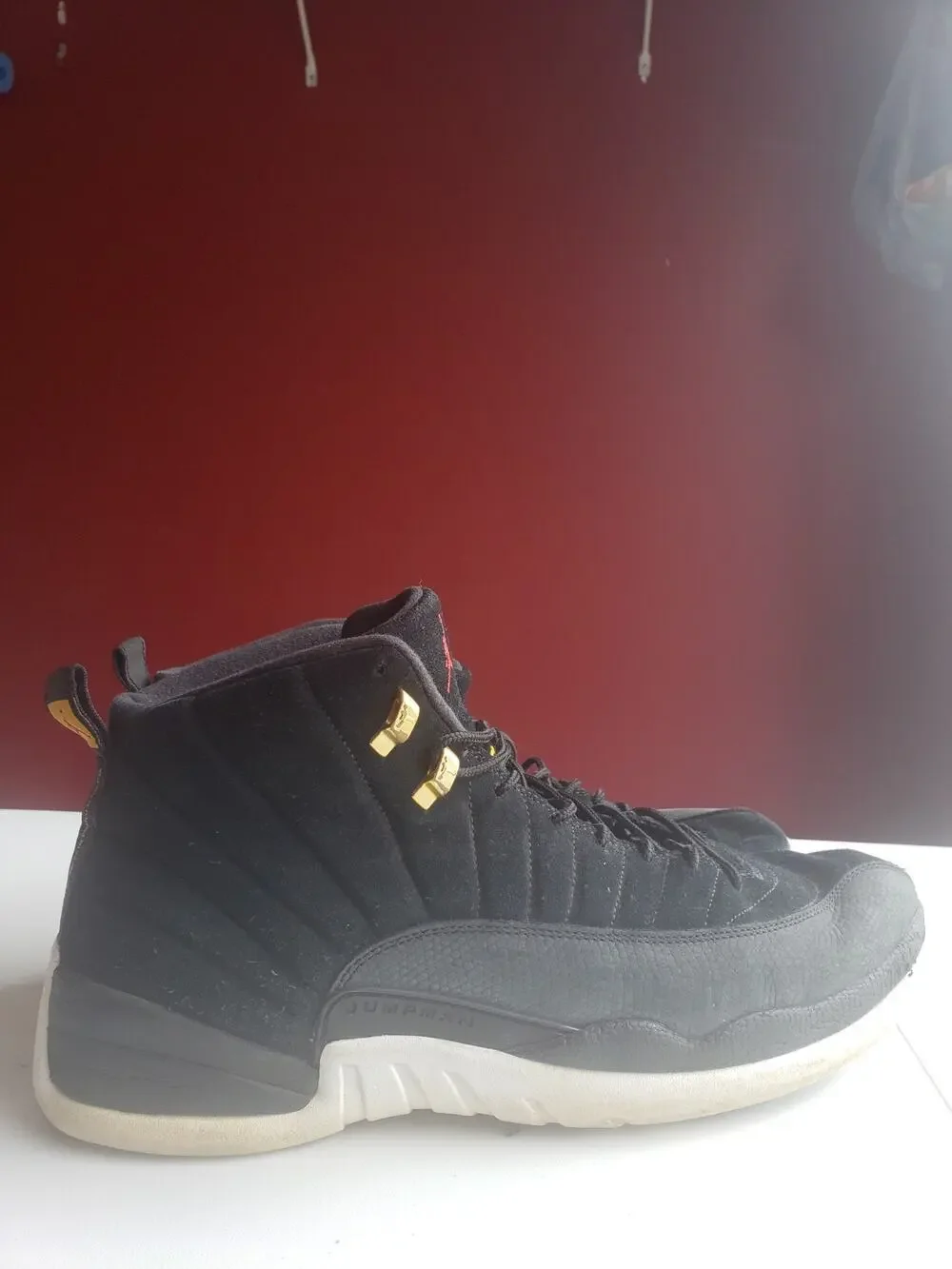NIKE JORDAN 12 RETRO REVERSE TAXI Shoes Sneakers Size 16 MENS 130690-017 2019